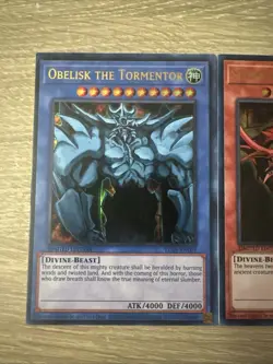 YUGIOH: Egyptian God Set ULTRA RARE 25th Anniversary LC01 LP - Image 2