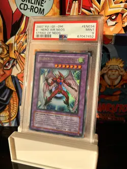 Elemental Hero Air Neos STON-EN034 Strike of Neos Unlimited PSA 9 - Image 1