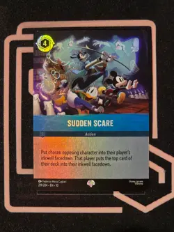 Disney Lorcana - Whispers In The Well - Sudden Scare - 219/204 - Epic - Image 1