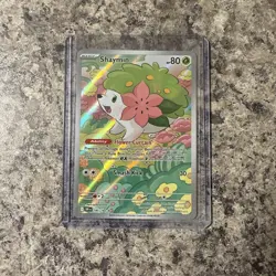 Shaymin 185/182 Sv10: Destined Rivals Holo Illustration Card NM-MT Condition - Image 1