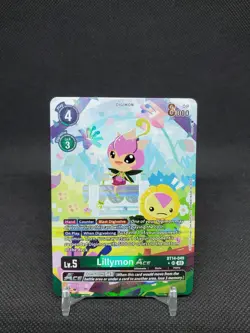 Lillymon Ace BT14-049 SR Alternate Art Exclusive Blast Ace NM Digimon Card - Image 1