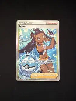Pokemon Nessa Trainer Full Art TG27/TG30 Lost Origin Trading Card NM - Image 1