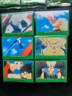 VTG DRAGON BALL Z TRADING CARDS SERIE 5, 1998 PANINI Sealed Packs Lot Of 5 RARE - Image 2