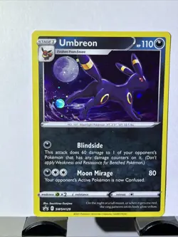 Umbreon SWSH129 SWSH: Sword & Shield Promo Cards Holo **Splash Swirl!! - Image 1