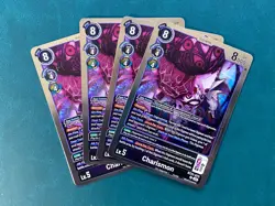Charismon BT21-073 Playset World Convergence Digimon Card Game x4 - Image 1