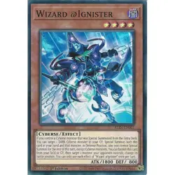 Yugioh ALIN-EN001 - Wizard @Ignister - Super Rare 1st Edition NM Card - Image 1