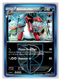 Krookodile (Team Plasma) 70/116 MINT/NM Pokemon Cards Plasma Freeze - Image 1