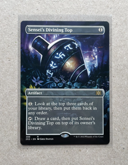 Sensei's Divining Top - Borderless - Regular - Double Masters 2022 - MTG English - Image 1