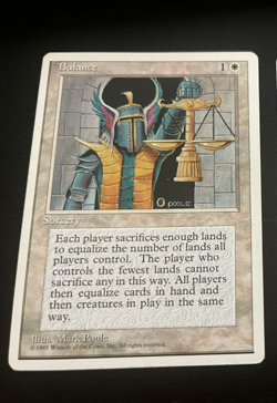 MTG BALANCE EXC - BILANCIA DELL'EQUILIBRIO - FWB - VINTAGE MAGIC - Image 1