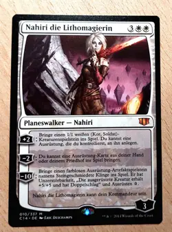 Mtg Magic NAHIRI die Lithomagierin, the Lithomancer, DEUTSCH Planeswalker Mythic - Image 1