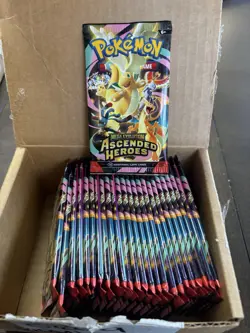 x25 Pokemon TCG Ascended Heroes Sealed Booster Packs Lot - Image 1