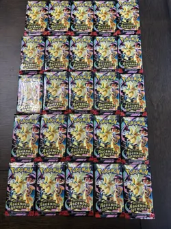 x25 Pokemon TCG Ascended Heroes Sealed Booster Packs Lot - Image 2