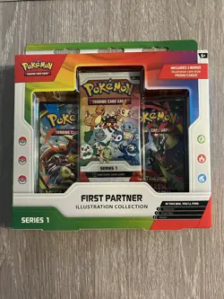 Pokemon First Partner illustration Collection Series 1 Box - Image 1