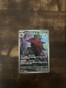 ZOROARK 2025 Pokemon Scarlet Violet White Flare #143/86 Illustration Rare - Image 1