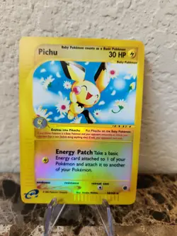 Pichu 58/165 Non Holo Rare Expedition Base Set Pokemon Card NM - Image 1