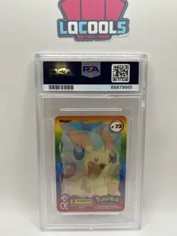 Vintage Pokemon 2004 Panini Advanced Action Print Lenticular Plusle PSA 8 NM - Image 2