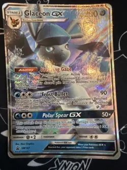 Glaceon GX SM147 - Black Star Promo - Ultra Rare Sun And Moon 2018 Pokemon - LP - Image 1
