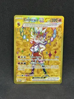 Pokemon Cinderace EX 163 Scarlet & Violet Promo Hyper Rare Near Mint - Image 1