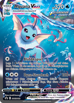 Pokemon Aquana VMAX Promo SWSH182 - Image 1