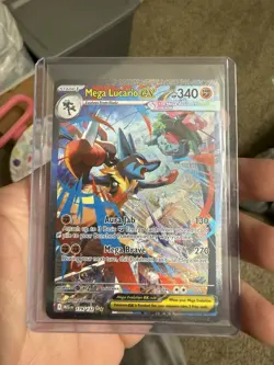 Pokemon Mega Lucario ex 179/132 ME01 Special Illustration Rare Holo 340 HP - Image 1