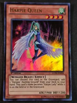 Harpie Queen LCJW-EN094 Legendary Collection 4: Joey's World Ultra Rare LP Yu... - Image 1