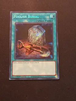 Yu-Gi-Oh! TCG Foolish Burial RA02-EN049 Secret Rare - NM/M - 1st Ed. - Image 1