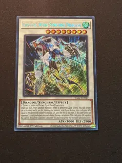 Yu-Gi-Oh! TCG Crystal Wing Synchro Dragon RA02-EN029 Secret Rare -NM/M-1st Ed. - Image 1
