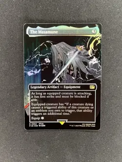 The Masamune (Borderless) FOIL FINAL FANTASY Magic The Gathering Card - Image 1