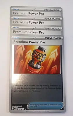 4x Premium Power Pro x4 - ME01: Mega Evolution - Uncommon - Pokemon TCG Playset - Image 1