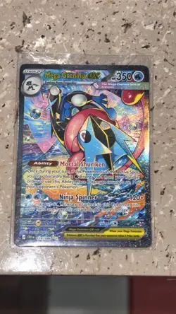 Mega Greninja EX 116/086 chaos rising Full Art Holo Ultra Rare English - Image 1