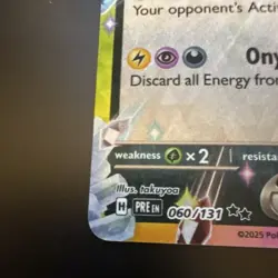 The Pokemon Company Umbreon ex 060/131 Prismatic Evolutions DR Holo ENG 280HP - Image 5