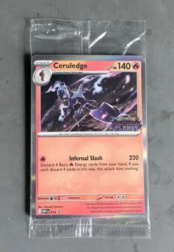 Pokemon Phantasmal Flames STAFF Prerelease Promos Sealed - Image 1