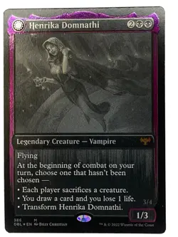 MTG: 1x FOIL Henrika Domnathi Double Feature (DBL) Pack Fresh - Image 1