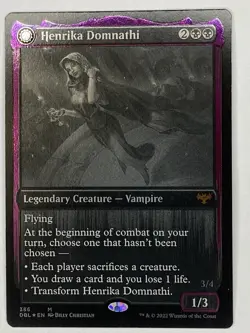MTG: 1x FOIL Henrika Domnathi Double Feature (DBL) Pack Fresh - Image 2