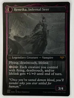 MTG: 1x FOIL Henrika Domnathi Double Feature (DBL) Pack Fresh - Image 3
