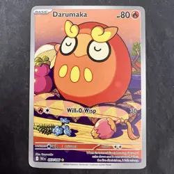 Pokemon Black Bolt Darumaka 097/086 Art Rare AR Illustration Rare NM - Image 1