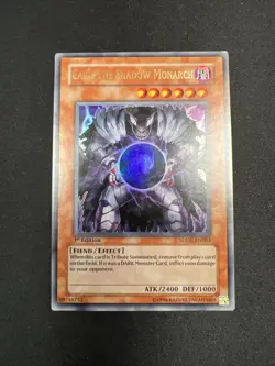 Yu-Gi-Oh! Caius The Shadow Monarch (LP) 1st Edition SDDE-EN001 Ultra Rare - Image 1