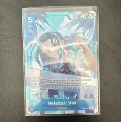 Bandai One Piece Nefeltari Vivi EB03-024 SR Signed Foil Character English - Image 1