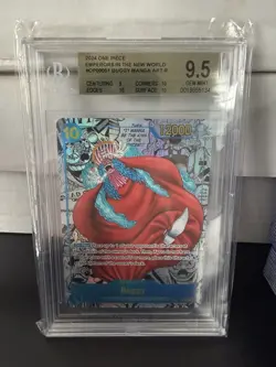 One Piece 2024 Emperors in the New World Buggy OP09-051 Manga Art EN BGS 9.5 - Image 1