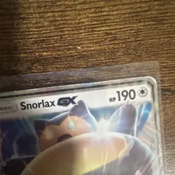 Snorlax GX SM05 SM Holo Promo 190 HP English Pokemon TCG Card 2016 - Image 4
