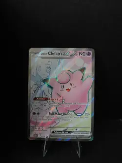 Pokemon Card Lillies Clefairy EX 173/159 Journey Together Full Art - Image 1