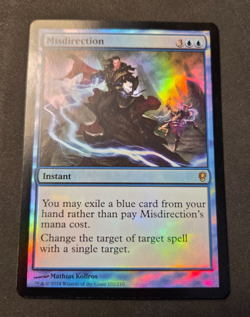 Misdirection Foil x1 Conspiracy MTG Magic the Gathering LP - Image 1
