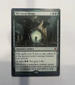 The Great Henge Throne of Eldraine Mythic Green Legendary Artifact 161/269 - Image 1