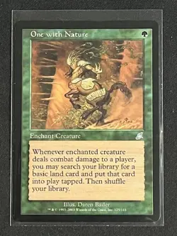 One With Nature Scourge Magic The Gathering - Image 1