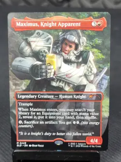 Magic The Gathering - Secret Lair - Maximus, Knight Apparent - #2449 - Image 1