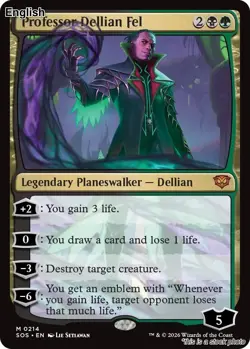 Professor Dellian Fel EN [SOS - 214] - NM TCG MTG - Image 1