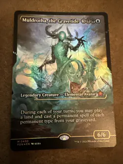 MTG Muldrotha, the Gravetide NM(Showcase) Foundations Foil Mythic 0430 - Image 1