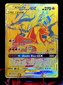 Reshiram & Charizard GX SM247 - Pokemon Sun & Moon Promo (NM) - Image 1