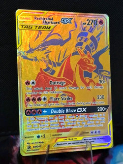 Reshiram & Charizard GX SM247 - Pokemon Sun & Moon Promo (NM) - Image 2