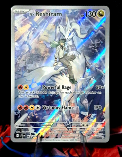 N's Reshiram 167/159 Illustration Rare Journey Together Pokemon NM/M - Image 1
